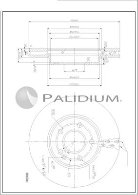 Ashuki P330-244 - Disque de frein cwaw.fr