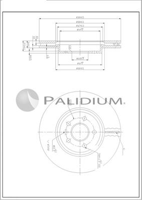 Ashuki P330-258 - Disque de frein cwaw.fr