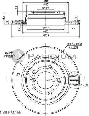 Ashuki P331-015 - Disque de frein cwaw.fr