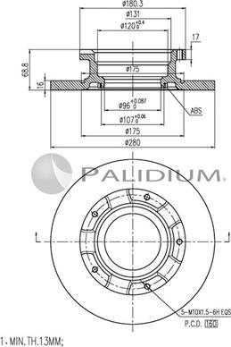 Ashuki P331-031 - Disque de frein cwaw.fr