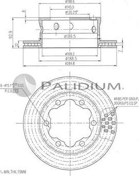 Ashuki P331-025 - Disque de frein cwaw.fr