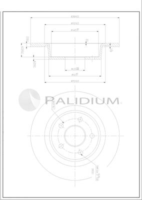 Ashuki P331-145 - Disque de frein cwaw.fr