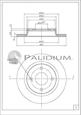 Ashuki P331-139 - Disque de frein cwaw.fr