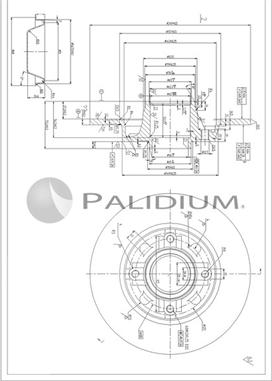 Ashuki P331-129 - Disque de frein cwaw.fr