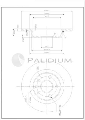 Ashuki P331-122 - Disque de frein cwaw.fr