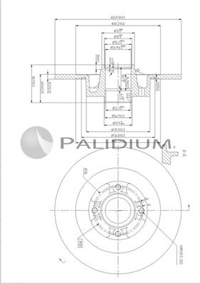 Ashuki P331-127 - Disque de frein cwaw.fr