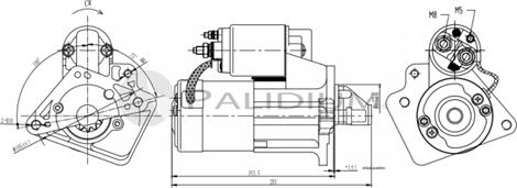 Ashuki PAL17-1009 - Démarreur cwaw.fr