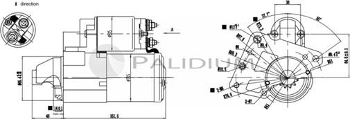 Ashuki PAL17-1014 - Démarreur cwaw.fr