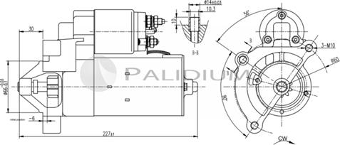 Ashuki PAL17-1010 - Démarreur cwaw.fr