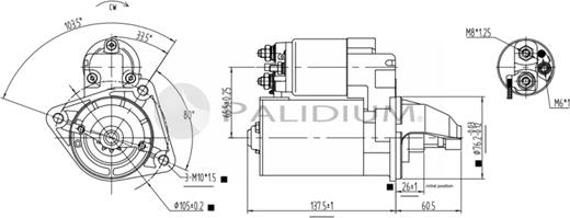 Ashuki PAL17-1011 - Démarreur cwaw.fr