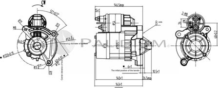 Ashuki PAL17-1012 - Démarreur cwaw.fr