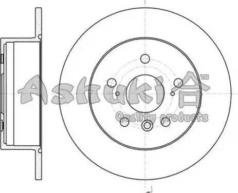 Ashuki T602-73 - Disque de frein cwaw.fr