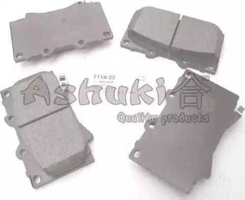 Ashuki T114-22 - Kit de plaquettes de frein, frein à disque cwaw.fr