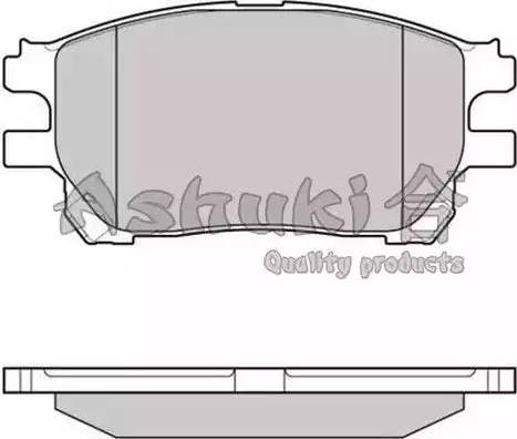 Ashuki T112-90 - Kit de plaquettes de frein, frein à disque cwaw.fr