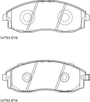 TRW GDB B320 - Kit de plaquettes de frein, frein à disque cwaw.fr