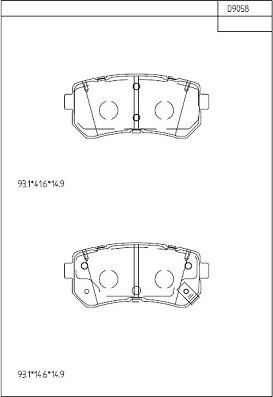 IAP QUALITY PARTS 704-07111X - Kit de plaquettes de frein, frein à disque cwaw.fr