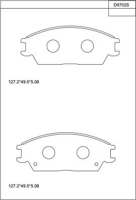 BOSCH 424 330B - Kit de plaquettes de frein, frein à disque cwaw.fr