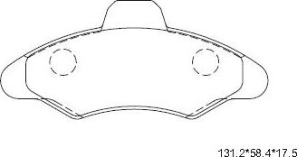 Asimco KD6762 - Kit de plaquettes de frein, frein à disque cwaw.fr