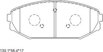 Asimco KD1796F - Kit de plaquettes de frein, frein à disque cwaw.fr