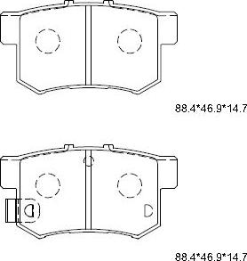 BENDIX 572138 - Kit de plaquettes de frein, frein à disque cwaw.fr