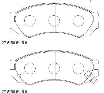 Stellox 355 000B-SX - Kit de plaquettes de frein, frein à disque cwaw.fr