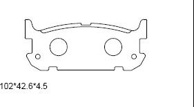 Asimco KD3774 - Kit de plaquettes de frein, frein à disque cwaw.fr