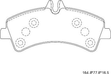 Asimco KD7548 - Kit de plaquettes de frein, frein à disque cwaw.fr