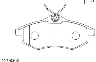 FTE 9001137 - Kit de plaquettes de frein, frein à disque cwaw.fr