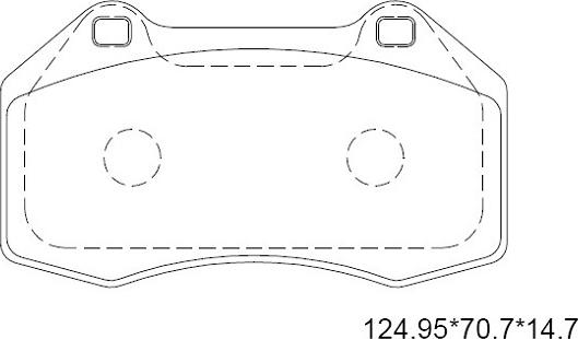 Asimco KD7576 - Kit de plaquettes de frein, frein à disque cwaw.fr