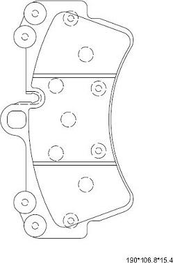 Asimco KD7570 - Kit de plaquettes de frein, frein à disque cwaw.fr