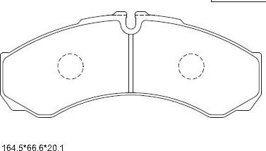 Asimco KD7614 - Kit de plaquettes de frein, frein à disque cwaw.fr