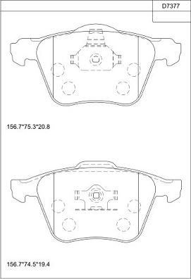 JP Group 1563604410 - Kit de plaquettes de frein, frein à disque cwaw.fr