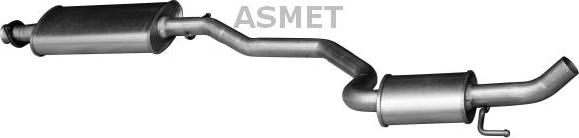 Asmet 29.004 - Silencieux central cwaw.fr