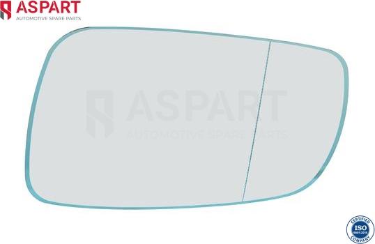 ASPART 7MGL1040 - Verre de rétroviseur, rétroviseur extérieur cwaw.fr