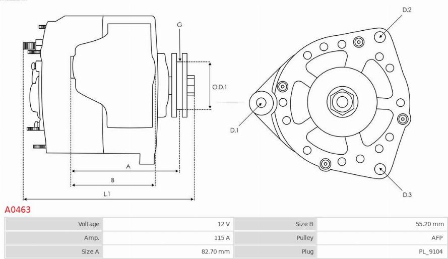 AS-PL A0463 - Alternateur cwaw.fr