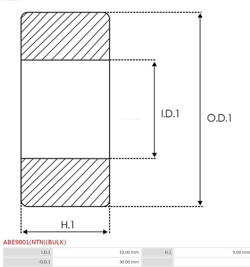 AS-PL ABE9001(NTN)(BULK) - Support cwaw.fr