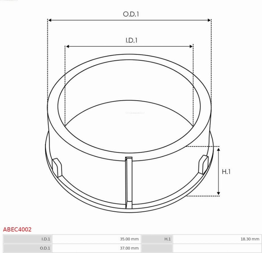 AS-PL ABEC4002 - Capot protecteur, alternateur cwaw.fr