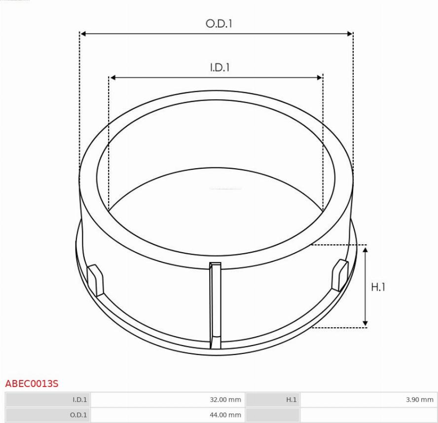 AS-PL ABEC0013S - Capot protecteur, alternateur cwaw.fr