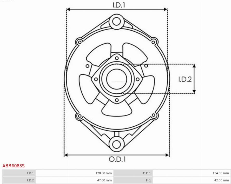 AS-PL ABR6083S - Fixation, bride de transmission d’alternateur cwaw.fr