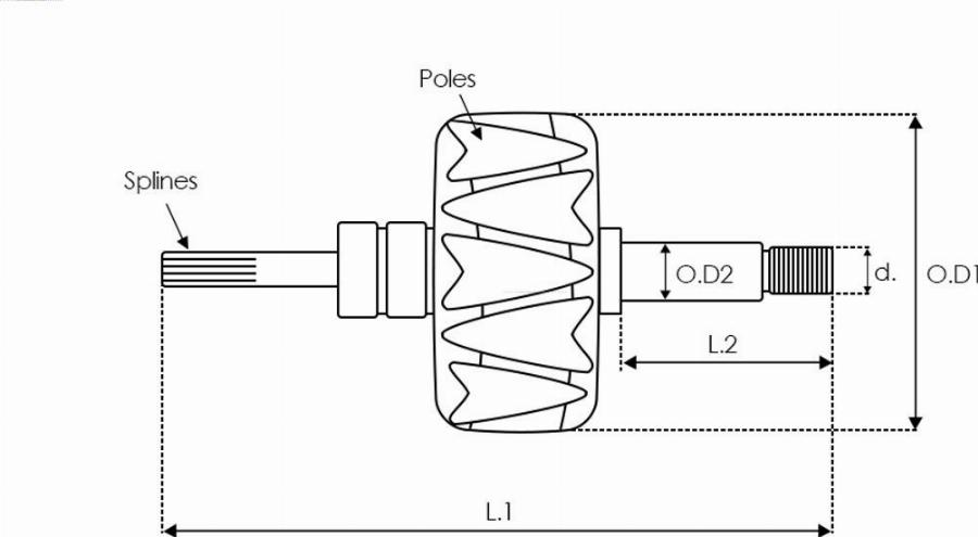 AS-PL AR0130SR - Rotor, alternateur cwaw.fr