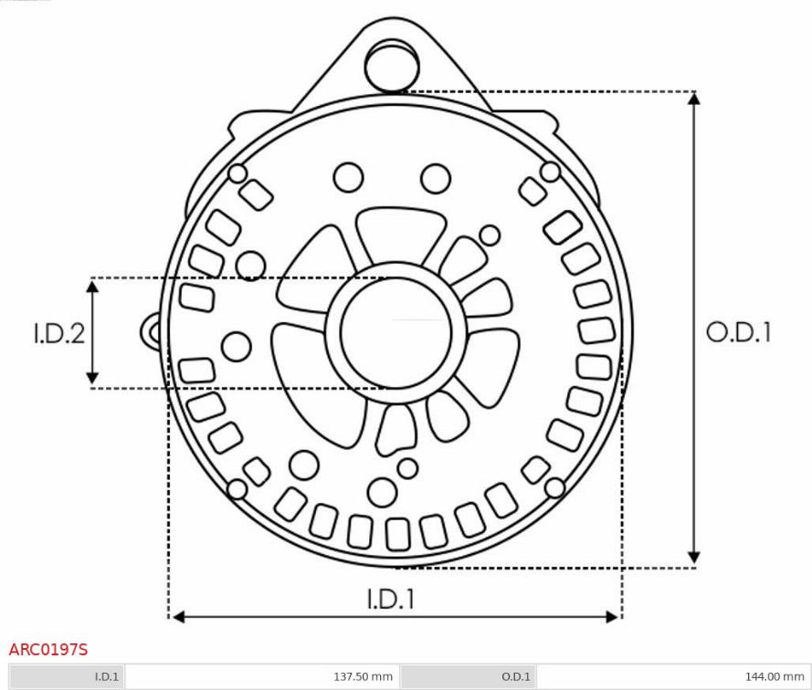 AS-PL ARC0197S - Fixation, bride de transmission d’alternateur cwaw.fr