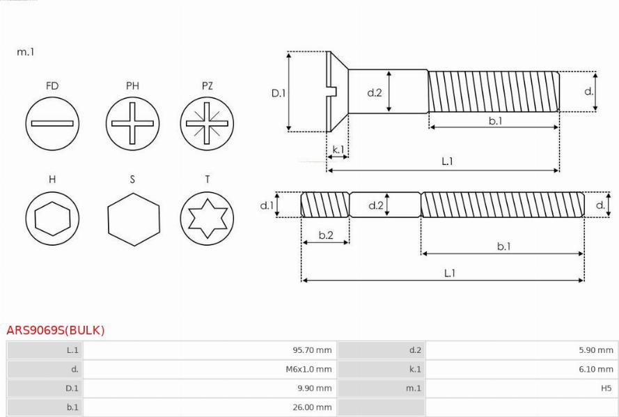 AS-PL ARS9069S(BULK) - Kit de réparation, alternateur cwaw.fr