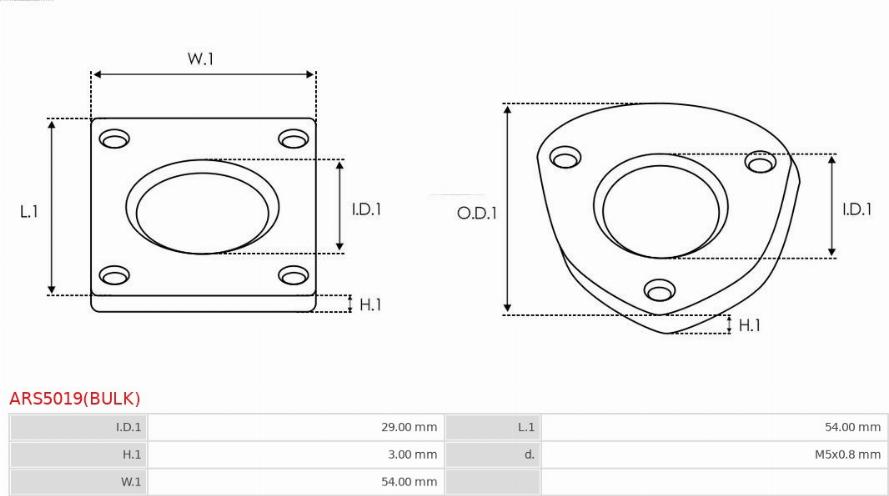 AS-PL ARS5019(BULK) - Kit de réparation, alternateur cwaw.fr