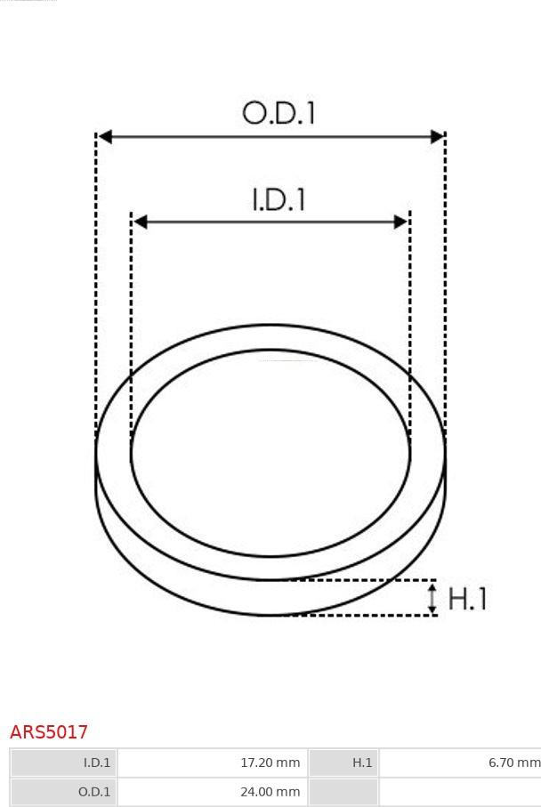 AS-PL ARS5017 - Kit de réparation, alternateur cwaw.fr