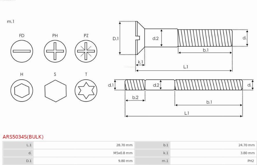 AS-PL ARS5034S(BULK) - Kit de réparation, alternateur cwaw.fr