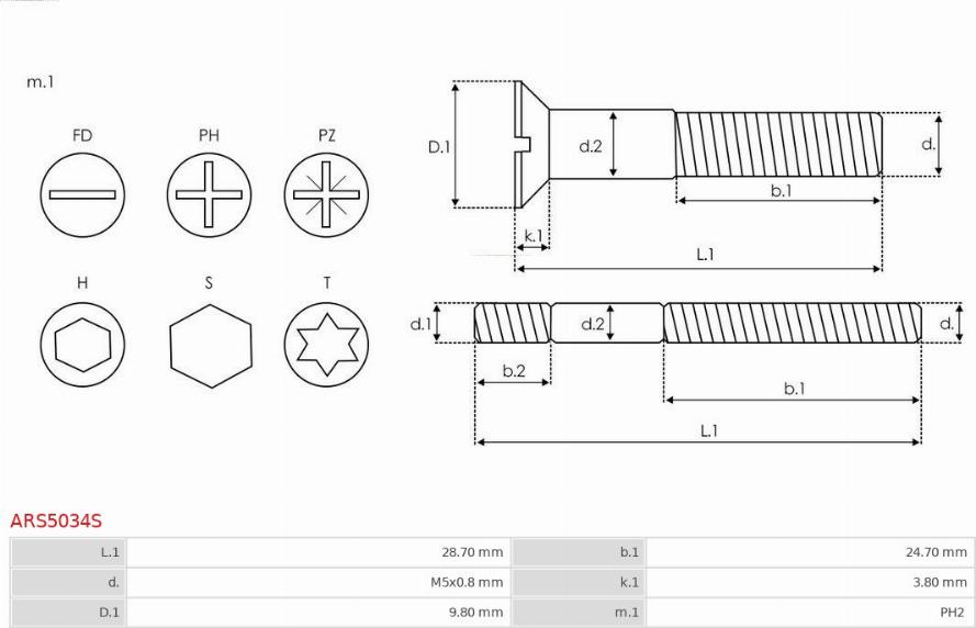 AS-PL ARS5034S - Kit de réparation, alternateur cwaw.fr