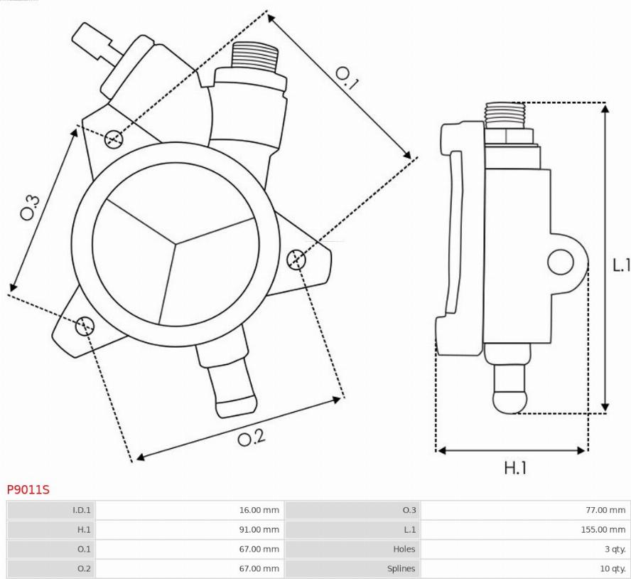 AS-PL P9011S - Pompe à vide cwaw.fr