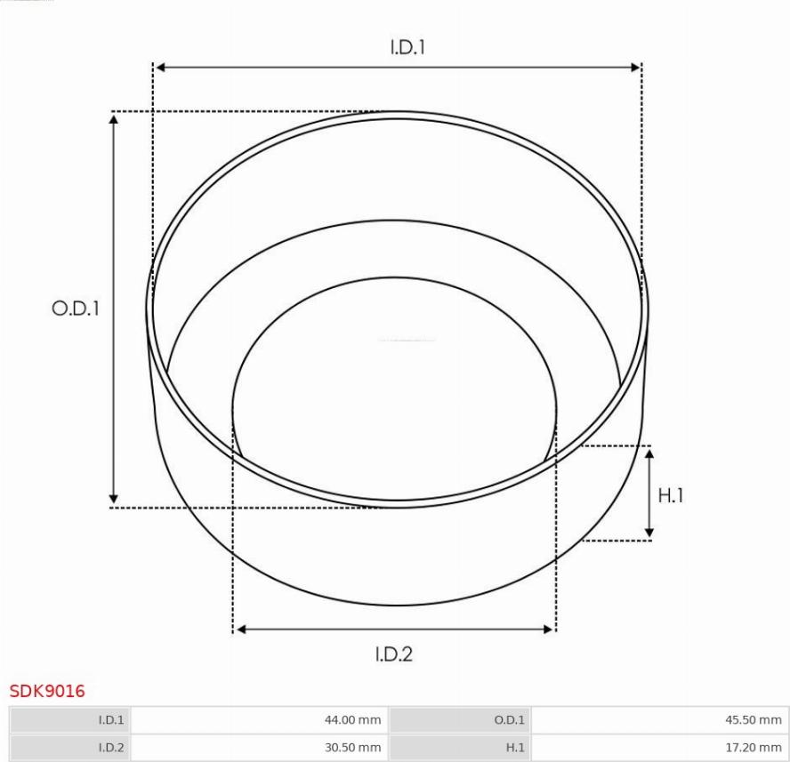 AS-PL SDK9016 - Kit de réparation, démarreur cwaw.fr