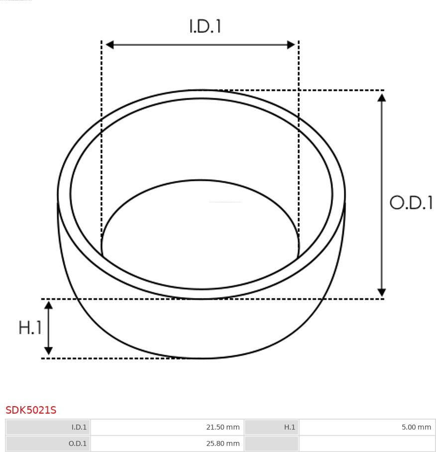 AS-PL SDK5021S - Kit de réparation, démarreur cwaw.fr