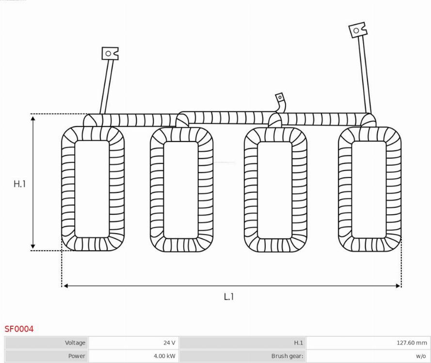 AS-PL SF0004 - Inducteur, démarreur cwaw.fr